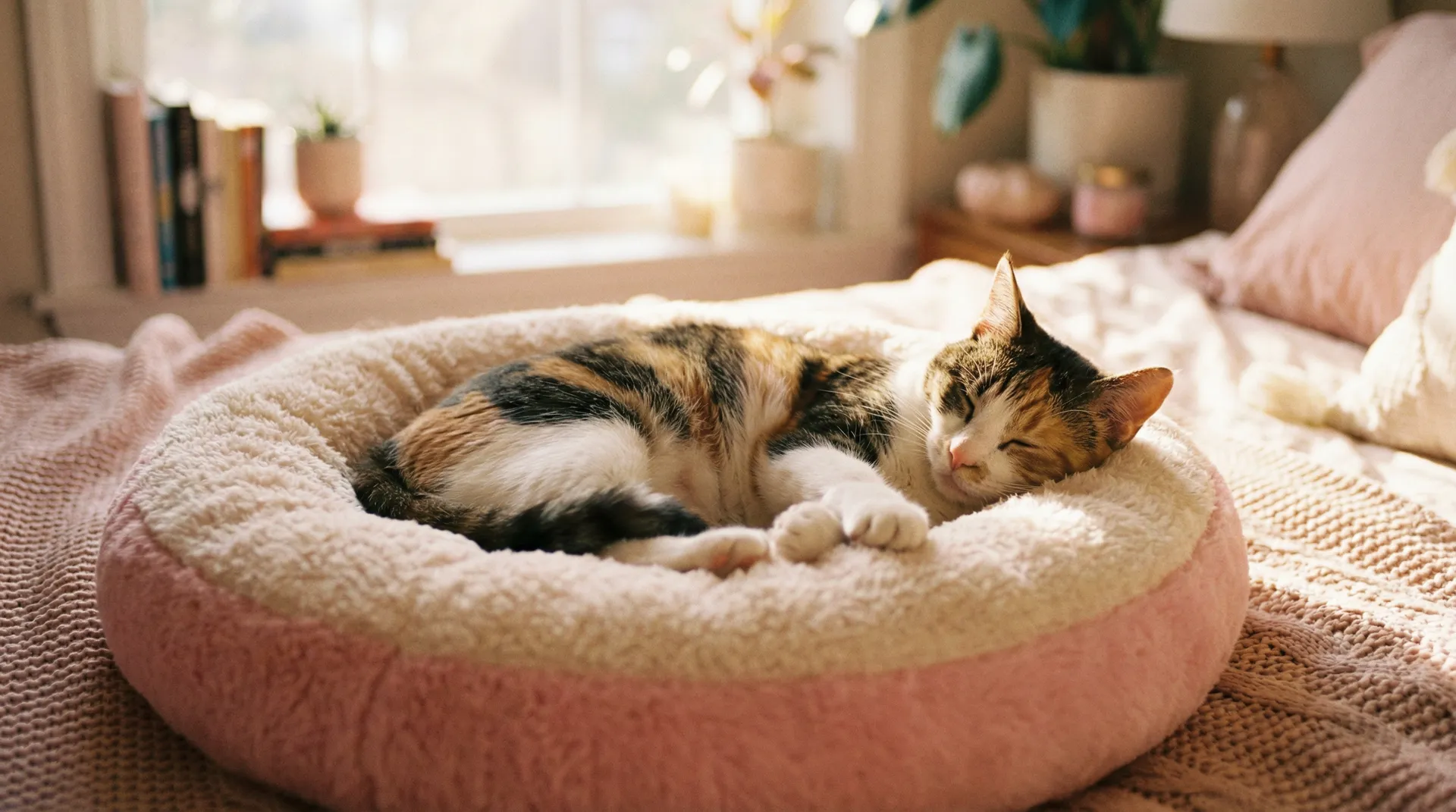 三花猫安静入睡 - 菜刀夫妇